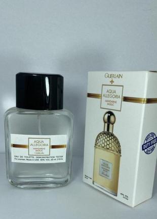 Міні-тестер duty free 60 ml guerlain aqua allegoria mandarine basilic, аква алегорія мандарин базилік