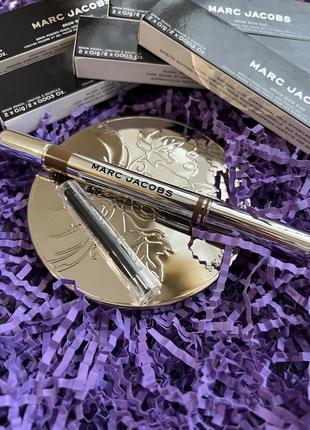 Карандаш и гель для бровей marc jacobs. brow wow duo. light brown. набор, оригинал