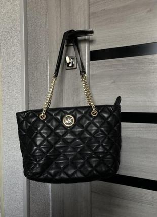 Сумка с длинными ручками из натуральной кожи michael kors