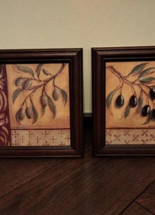 Репродукції в рамках "оливки"