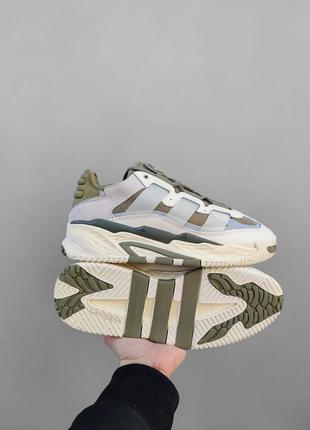 Мужские кроссовки adidas niteball beige khaki / smb