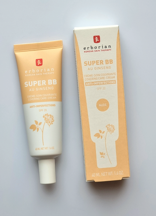 Bb крем erborian nude, 40 ml
