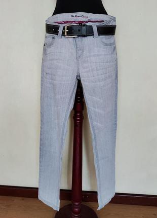 Зауженные серые женские джинсы no name 30 размер4 фото