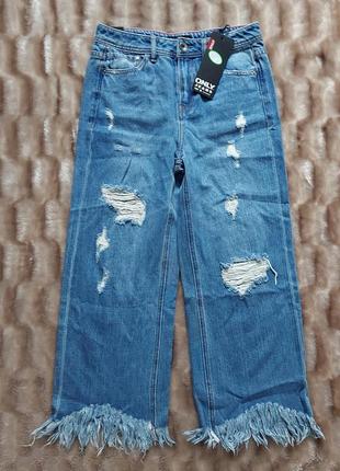 Фирменные джинсы (укороченные)1 фото