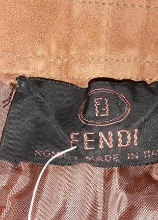 Fendi новые замшевые брюки винтаж7 фото