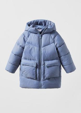 Зимова куртка для дівчинки 9-10 і 13-14 років zara іспанія розмір 140, 164 оригінал1 фото