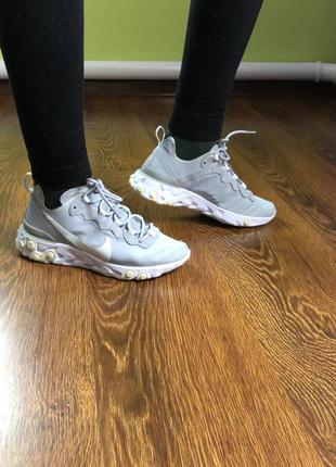 Кроссовки nike react element 55 хаки4 фото