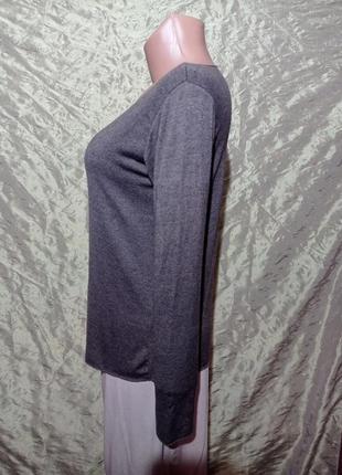 Джемпер женский, шерсть и ангора,легкий меланж,цвет кемэл4 фото