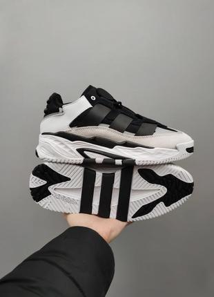 Чоловічі кросівки adidas niteball white black | smb