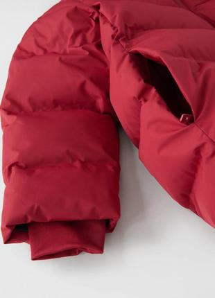 Зимова куртка для хлопчика zara іспанія розмір 122, 164 червона оригінал5 фото