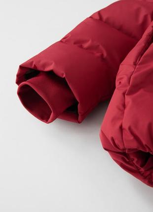 Зимова куртка для хлопчика zara іспанія розмір 122, 164 червона оригінал6 фото