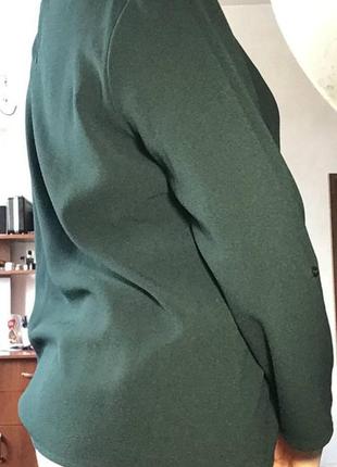 Сорочка, блуза темно-зеленого кольору1 фото