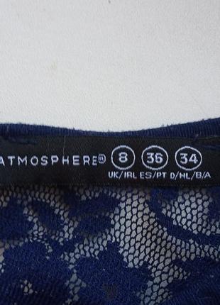 (302) чудова ажурна блузка з баскою atmosphere/розмір 86 фото