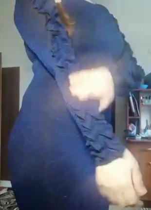 Новорічна сукня міні темно-синього кольору