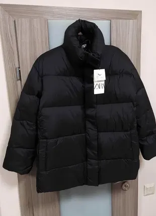 Шикарный пуховик премиум коллекции от zara