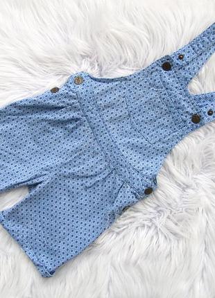 Крутий річний джинсовий напівкомбінезон h&m