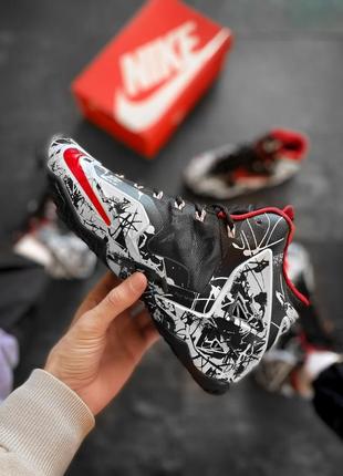 Мужские кроссовки nike lebron 11 graffiti miami heat / smb7 фото