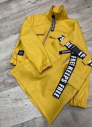 Стильний костюм зі спідницею на р- 158