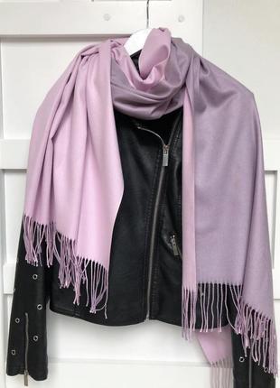 🤍кашеміровий двустороній шарф/палантин🤍