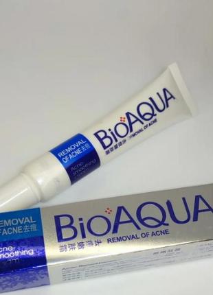 Крем для обличчя від прищів (акне) та постакне bioaqua removal of acne, 30 г3 фото