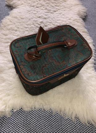 Винтажный ретро гобелен сундук constellation international кейс бокс саквояж для...