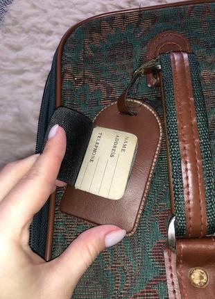 Винтажный ретро гобелен сундук constellation international кейс бокс саквояж для...