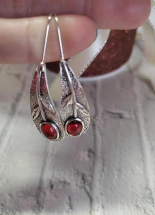 Серьги серьги красивые серьги винтажные серьги винтаж