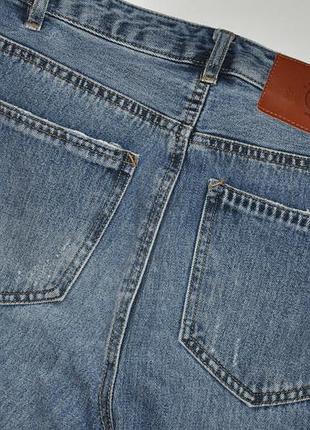 Скидка!!!укороченные мом джинсы pull&bear высокая посадка 4