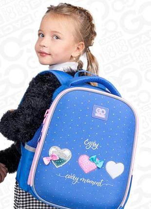 Рюкзак школьный education hearts gopack go22-165s-21 фото