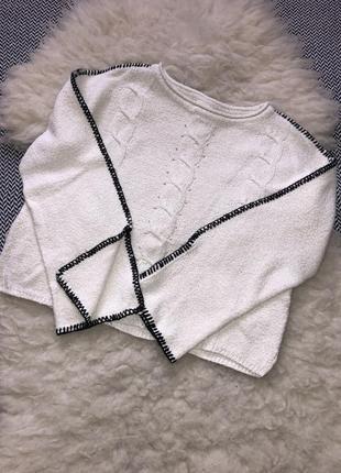 Укороченый свитер кофта с распорками джемпер вязаный велюровый велюр8 фото