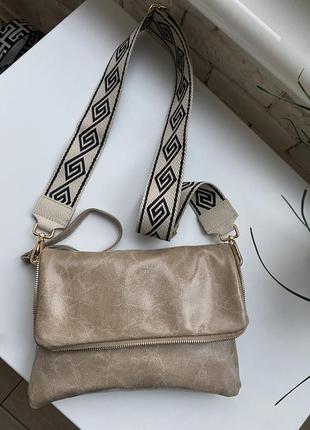 Мягкая сумочка клатч из натуральной кожи9 фото