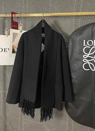 Пальто loewe с пришитым шарфиком 😍 s,m