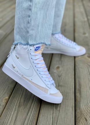 Nike blazer mid 77’ metal swoosh ‘white’