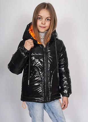 Деммисезонная стильная куртка для девочек "моника", размеры на рост 134 - 152