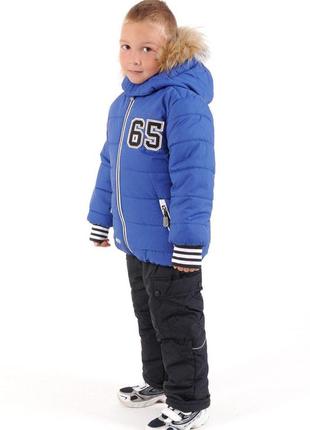 Зимовий костюм для хлопчиків "денді" розміри на ріст 98 - 1287 фото