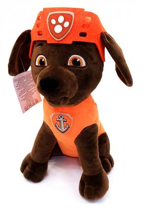 Мягкая игрушка «щенячий патруль» kinder toys зума, 30*17*17 см