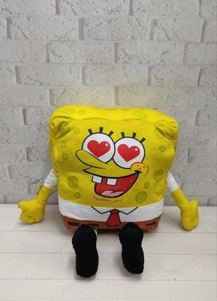 Игрушка влюблённый спанч боб, губка боб квадратные штаны, sponge bob, 45см1 фото