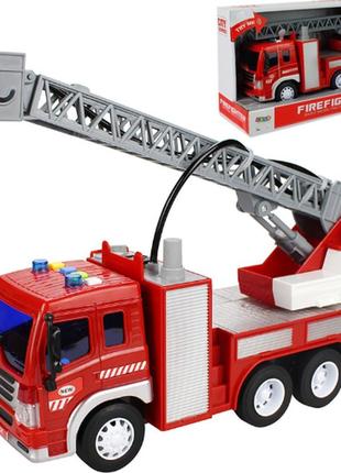 Інерційна вантажівка "пожежна машина з водяною помпою" (бризкає водою) (wy 351 в)