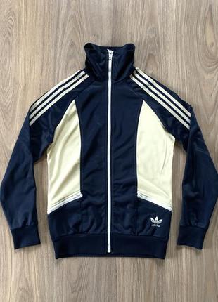 Мужская редкая спортивнаяя винтажная кофта олимпийка adidas 19701 фото