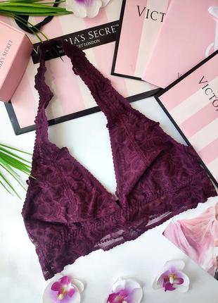 Бюстик бюстгальтер бралет без кісточок victoria's secret original pink 75a 75b 70c 70d
