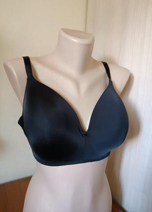 Черный бюстгальтер без косточек/ удобный бюстгальтер lindex flirt