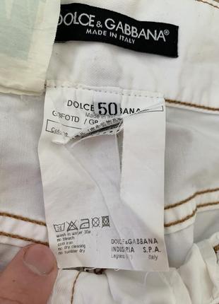 Прямые белые джинсы dolce&gabbana оригинал5 фото