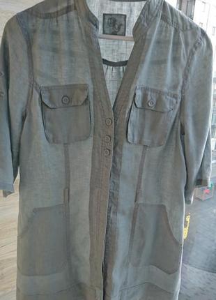 Туника лен блуза 100% лен