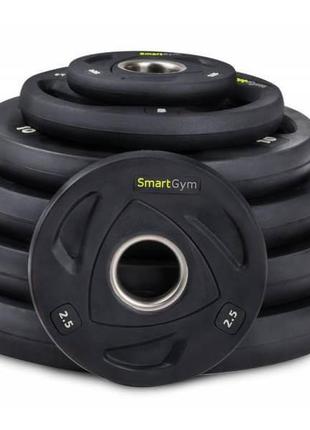 Набор дисков олимпийских hop-sport smartgym 2x25 кг диски блины для штанги и гантелей4 фото