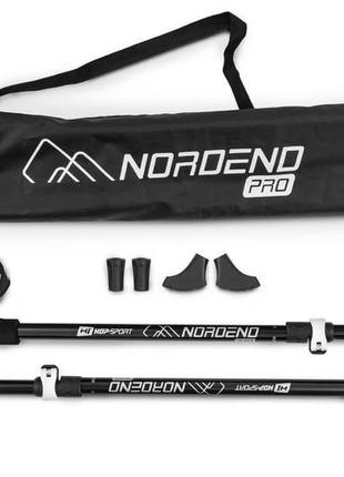 Трекинговые палки control-lock hop-sport nordend pro черные 65-135 см3 фото
