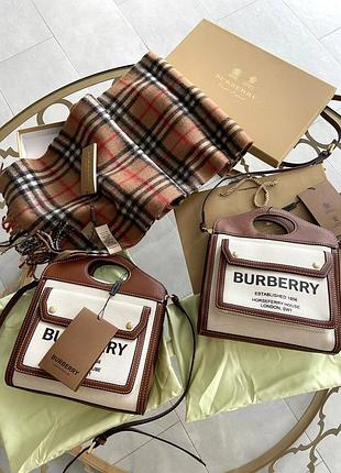 Сумка в стилі барбері burberry бьорбері