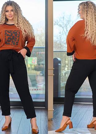 Стильний костюм «лео» 42-56 р-р