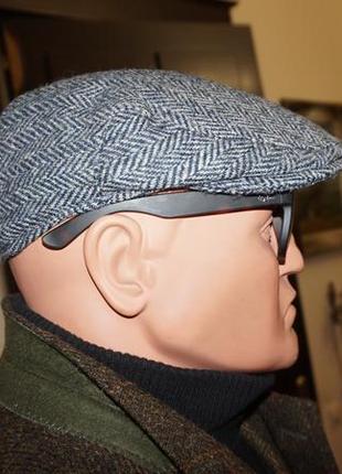 Кепка бренда highland arts scotland(шотландия).ткань harris tweed.