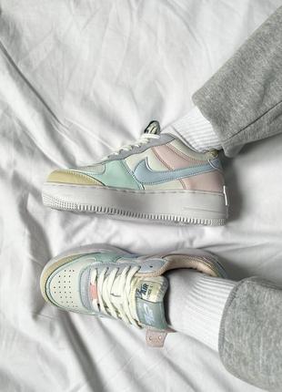 😍nike air force 1 shadow pastel⬜️2 фото