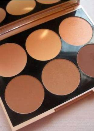 Contouring palette от douglas make-up із шести кремових відтінків для кращого самовираження